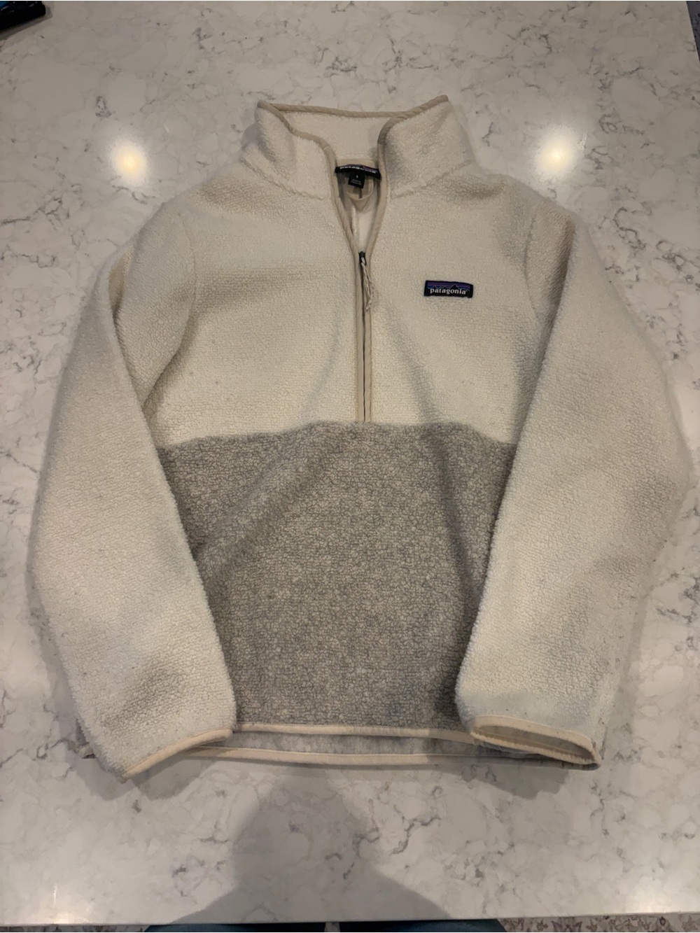 Patagonia Women’s Reclaimed Fleece Pullover Quarter Zip Size Small